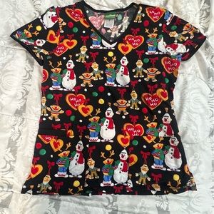 Sesame street scrub top